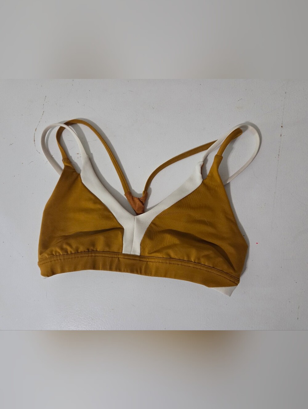 Lululemon New Ambition Bra Fools Gold / Light Ivory Size 4